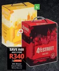4th Street -  Sweet White Wine Box