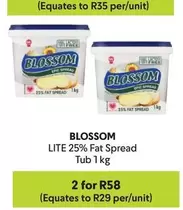 Blossom - LITE 25% Fat Spread Tub