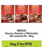 Royco - Sauces, Gravies or Marinades