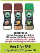 Robertsons - Herbs, Seasoning and Spices