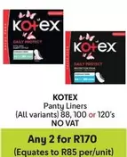Kotex - Panty Liners