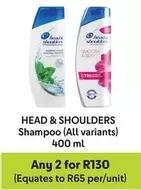 head & Shoulders - Shampoo