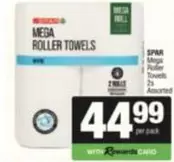 Spar - MEGA ROLLER TOWELS