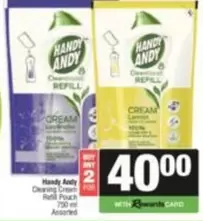 Handy Andy - Cleaning Cream Refill Pouch