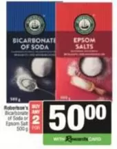 Epson - Bicarbonate of Soda or Epsom Salt