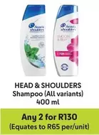 head & Shoulders - Shampoo
