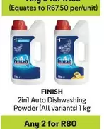 Finish - 2in1 Auto Dishwashing Powder