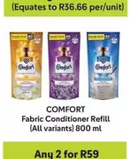 Comfort - Fabric Conditioner Refill