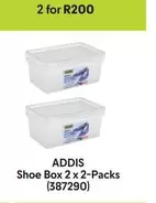 Addis - Shoe Box 2 x 2-Packs (387290)