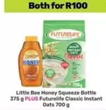 FutureLife - Little Bee Honey Squeeze Bottle PLUS Futurelife Classic Instant Oats