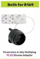 6-Way Multiplug PLUS Shucko Adaptor