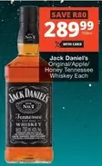 Jack Daniel's - Original/Apple/Honey Tennessee Whiskey