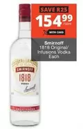 Smirnoff - 1818 Original/Infusions Vodka