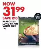PARBOILED LONG GRAIN WHITE RICE
