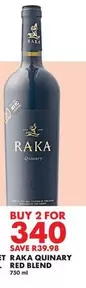 Raka - RAKA QUINARY RED BLEND