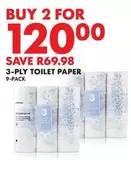 3-PLY TOILET PAPER