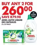 Ariel - AUTO LIQUID OR CAPSULES