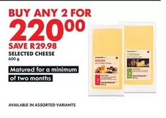 SELECTED CHEESE