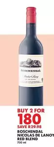 Boschendal - BOSCHENDAL NICOLAS DE LANOY RED BLEND