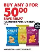 FLAVOURED POTATO CRISPS