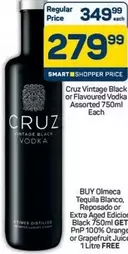 Cruz - Vintage Black or Flavoured Vodka