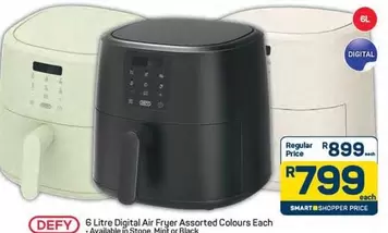 Defy - 6 Litre Digital Air Fryer
