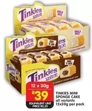Mini - SPONGE CAKE