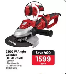Einhell - 2300 W Angle Grinder (TE-AG 230)