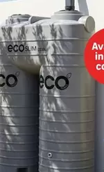 Eco Tank Ecoslim Water Tank Dark Grey 2220 Litre