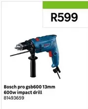 Bosch - Pro GSB600 600 W Impact Drill 