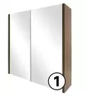 Cabinet 2 Door Vanity Athena Alexa Coimbra