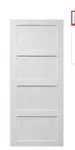 Interior Door 4 Pane Shaker Whi 813x2032