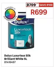 Dulux - Luxurious Silk Brilliant White