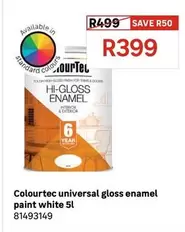 Colourtec - Universal Gloss Enamel Paint White