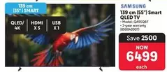 Samsung - 139 cm (55") Smart QLED TV