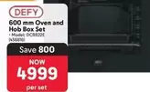 Defy - 600 mm Oven and Hob Box Set Model DCB822E