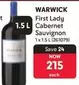 Warwick - First Lady Cabernet Sauvignon 1x1.5 L [261079]