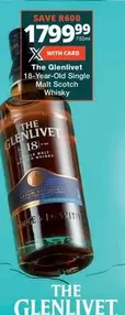 The Glenlivet - 18-Year-Old Single Malt Scotch Whisky