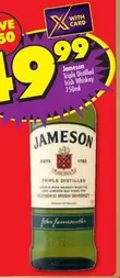 Jameson - Triple Distilled Irish Whiskey 750ml
