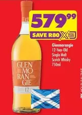 Glen - 12-Year-Old Single Malt Scotch Whisky 750ml