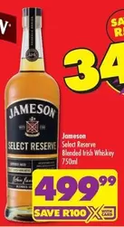 Jameson - Select Reserve Blended Irish Whiskey