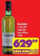 glenfiddich - 12-Year-Old Single Malt Scotch Whisky 750ml
