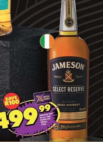 Jameson - Select Reserve Irish Whiskey