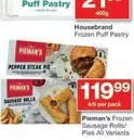 Frozen - Sausage Rolls/ Pies