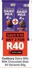 Cadbury - Dairy Milk Milk Chocolate Slab