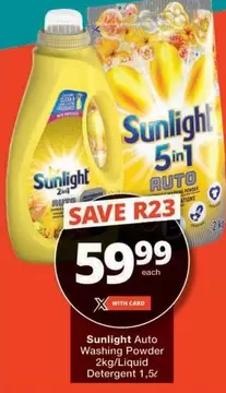 Sunlight - Auto Washing Powder / Liquid Detergent