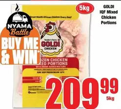 Goldi - IQF Mixed Chicken Portions