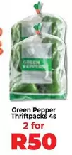 Green Pepper Thriftpacks 4s