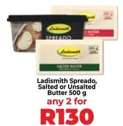 Ladismith - Spreado, Salted or Unsalted Butter