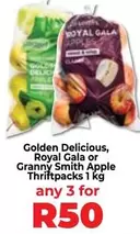 Royal - Golden Delicious,  Gala or Granny Smith Apple Thriftpacks